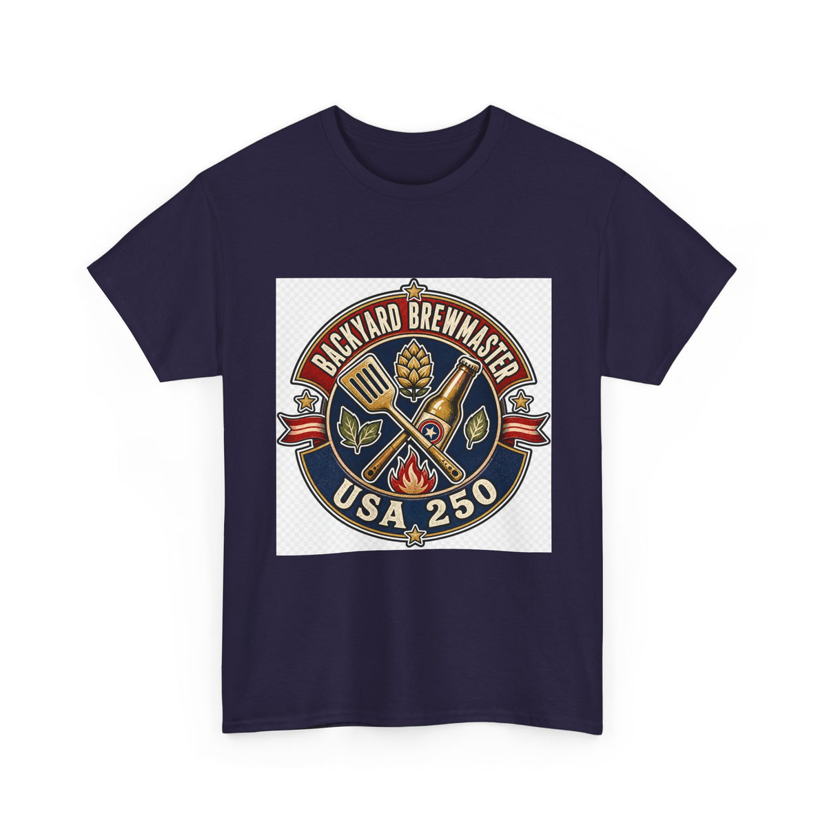 Independence Day Retro Flag Graphic Tee for Patriotic Adults