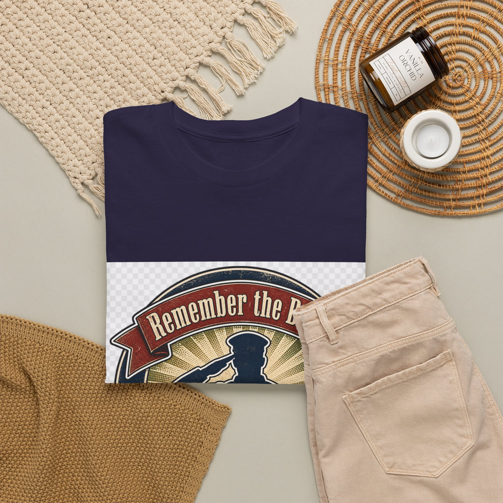 Memorial Day Patriotic Flag T-Shirt for Veterans & Families