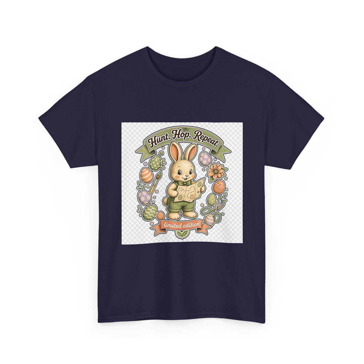 Easter Sunday Family Shirt - Pastel Bunny & Egg Graphic Tee