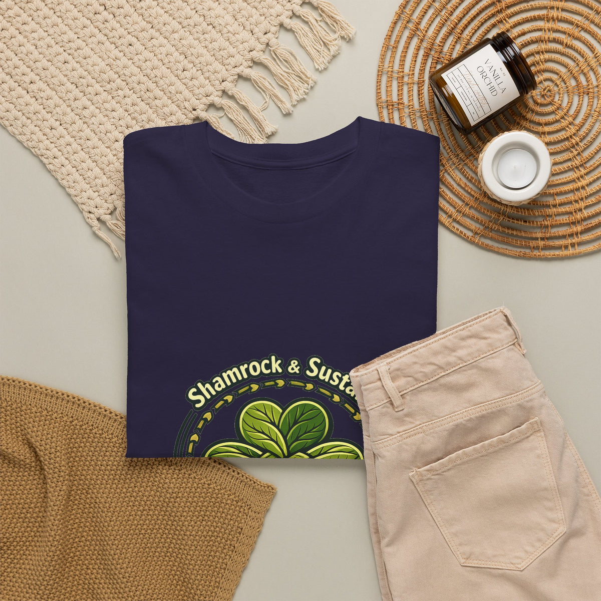St. Patrick's Day Graphic Tee for Him – Shamrock Art Shirt