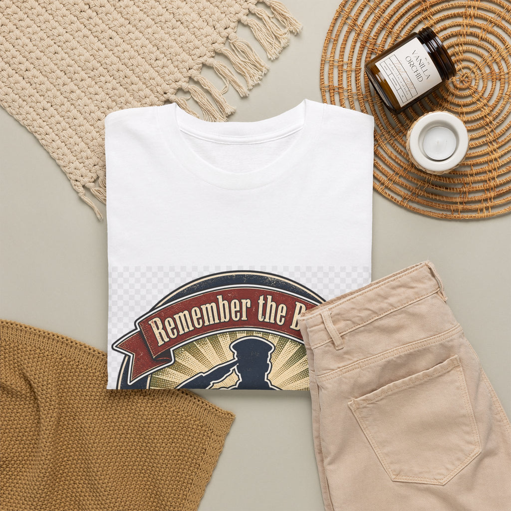 Memorial Day Patriotic Flag T-Shirt for Veterans & Families