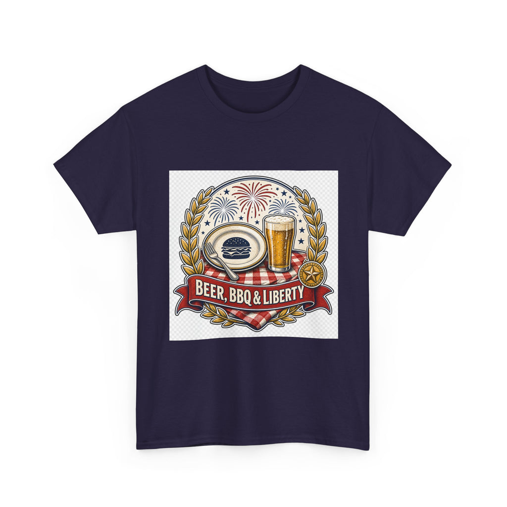 Independence Day Retro Flag Tee – Patriotic Gift for Adults