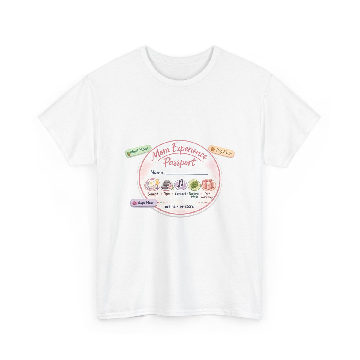 Mother's Day Gift Shirt for Moms — Floral Heart Design