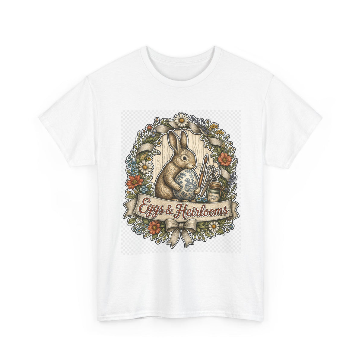 Easter Sunday Pastel Bunny & Egg Graphic Tee — Family