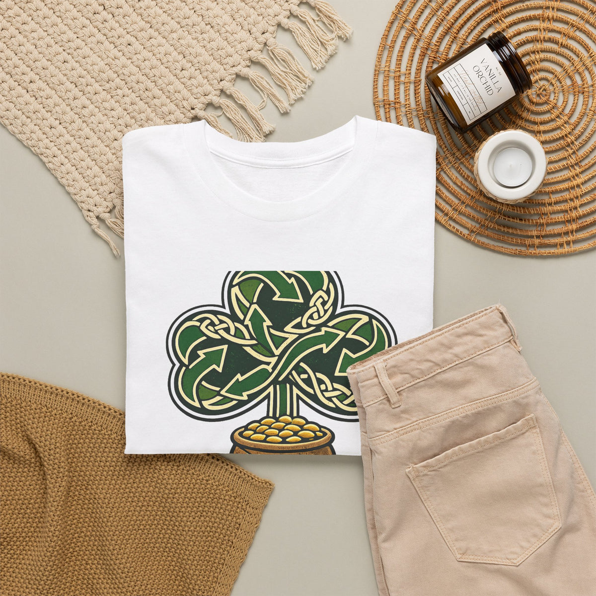 St. Patrick's Day Graphic Tee for Unisex – Shamrock Design