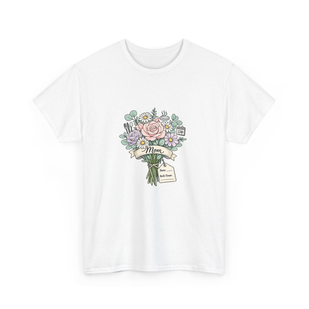 Mother's Day Gift Shirt for Moms | Lovely Floral Heart Design