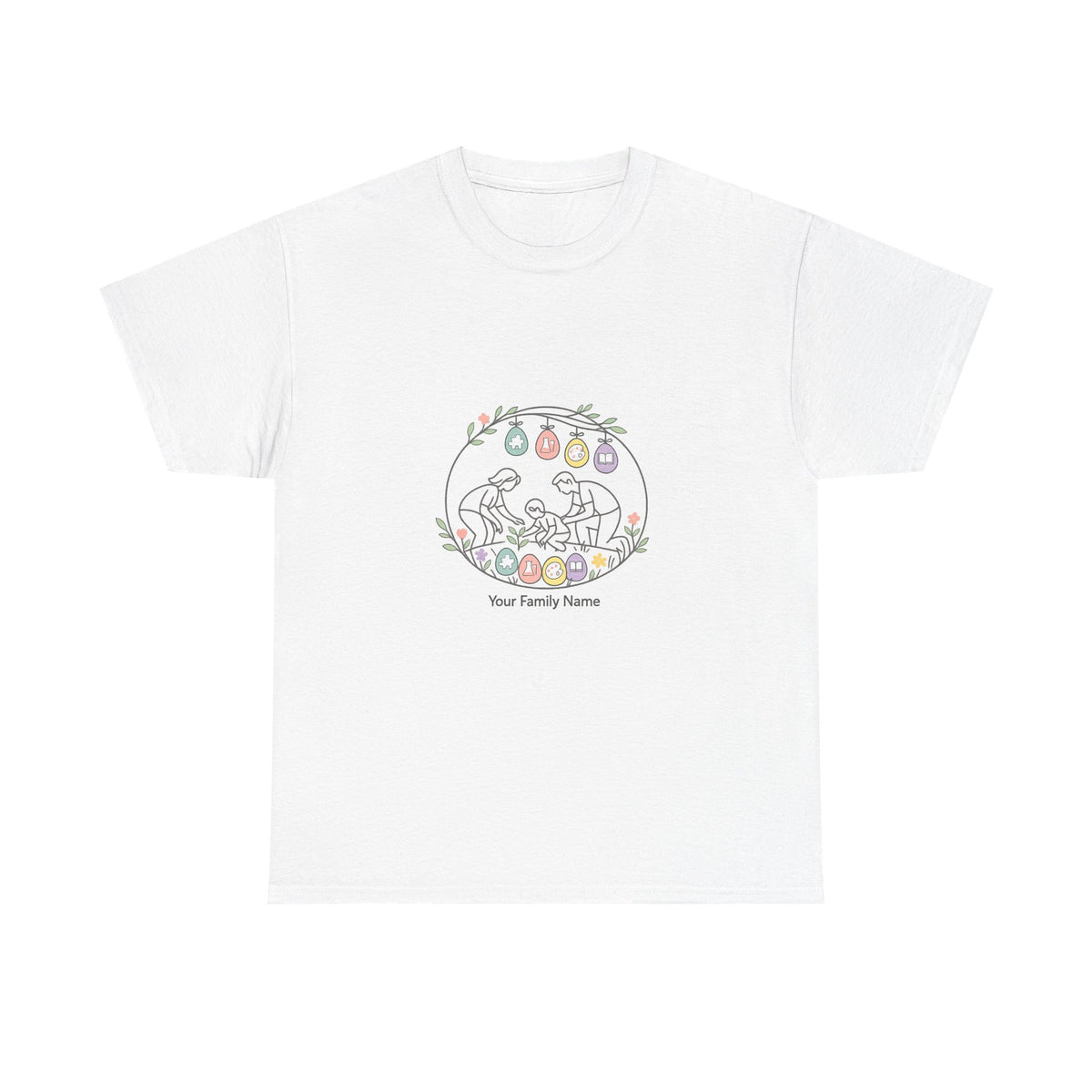 Easter Sunday Shirt for Christians: Spring Faith Art Tee
