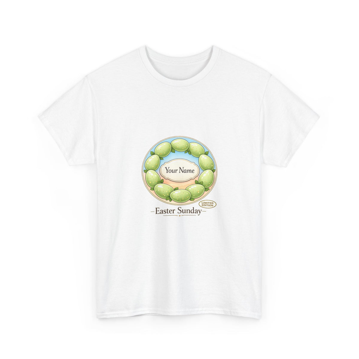 Easter Sunday Shirt for Women - Floral Egg Art Gift