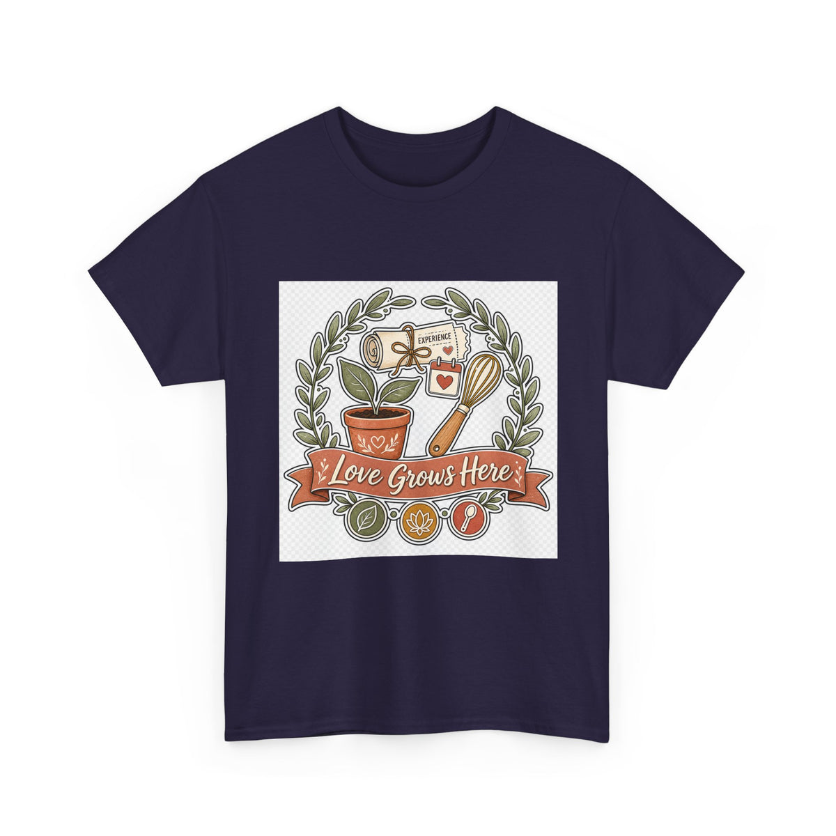 Mother's Day Floral Heart Shirt for Mom — Gift Tee