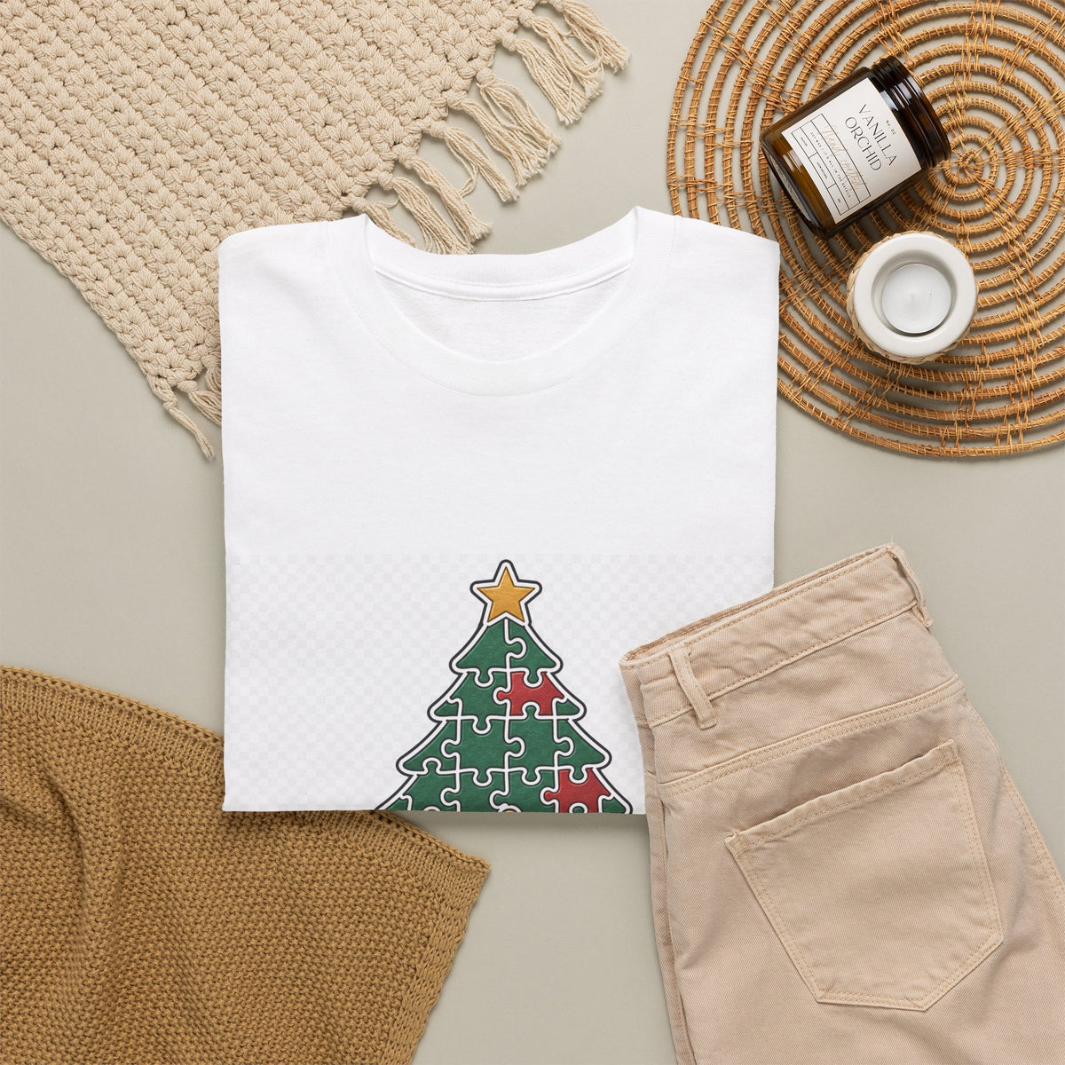 Christmas Day Graphic Tee for Family — Retro Snowman