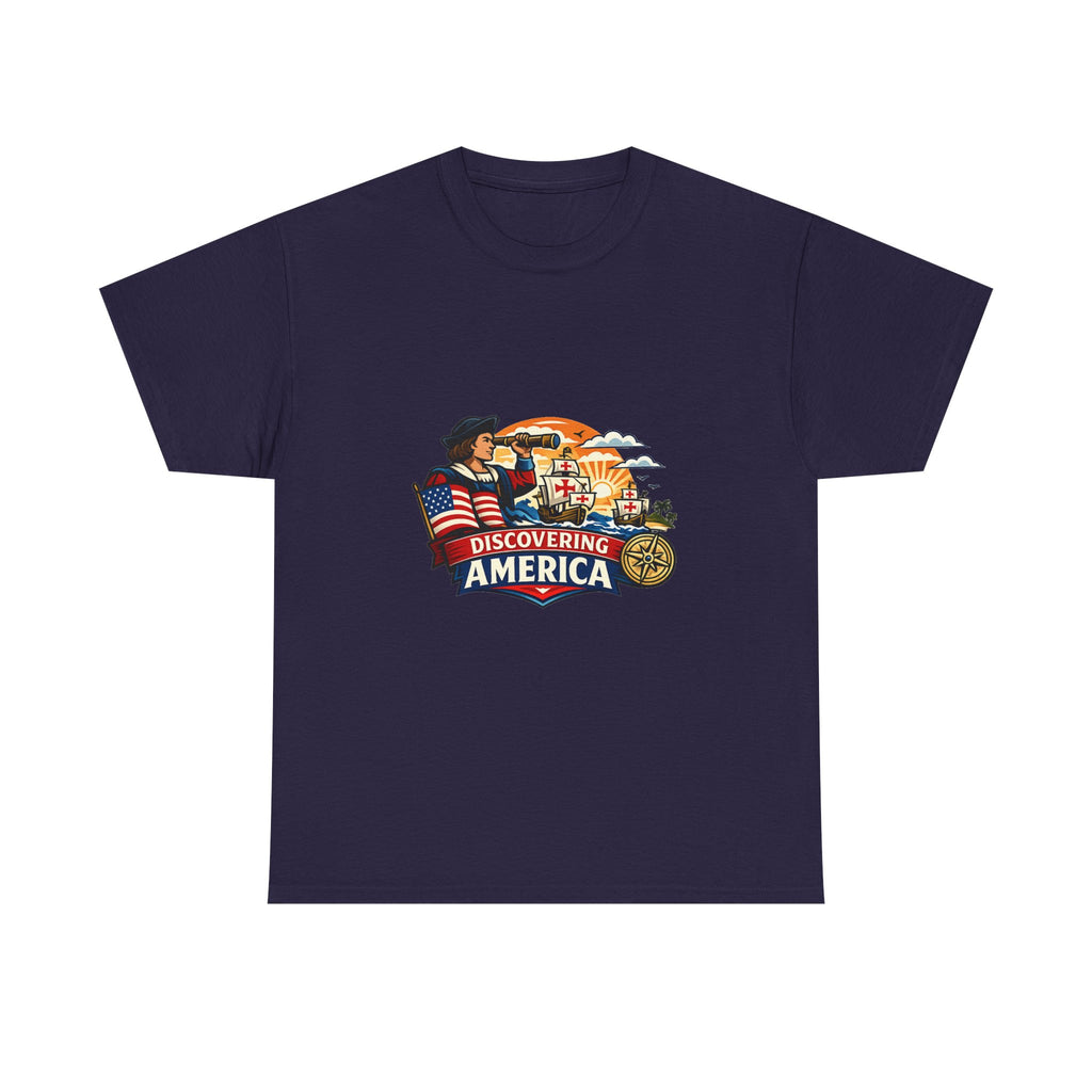 Columbus Day Tee for History Buffs – AI-Assisted Artwork Shirt