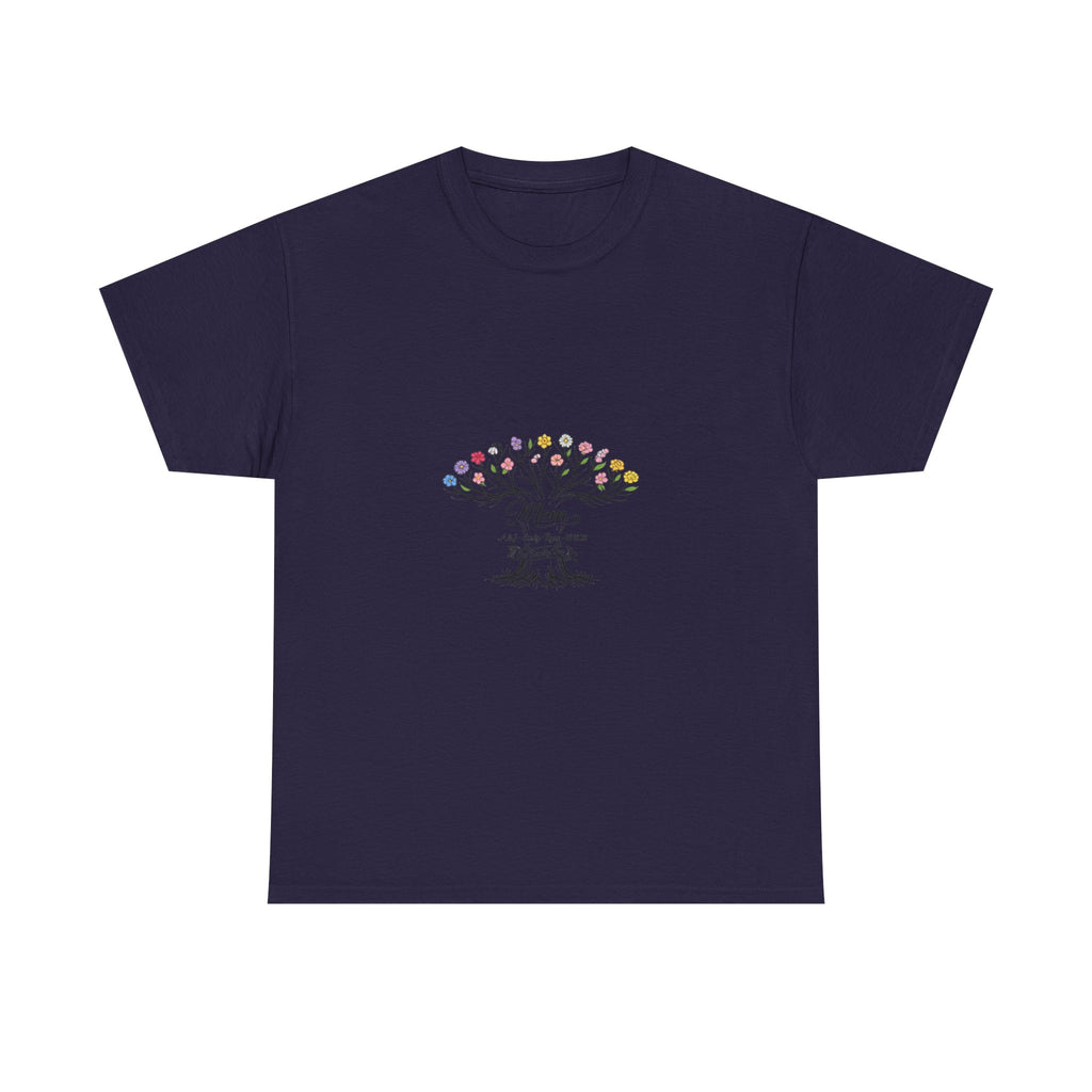 Mother's Day Shirt for Mom – Whimsical Floral Heart Design