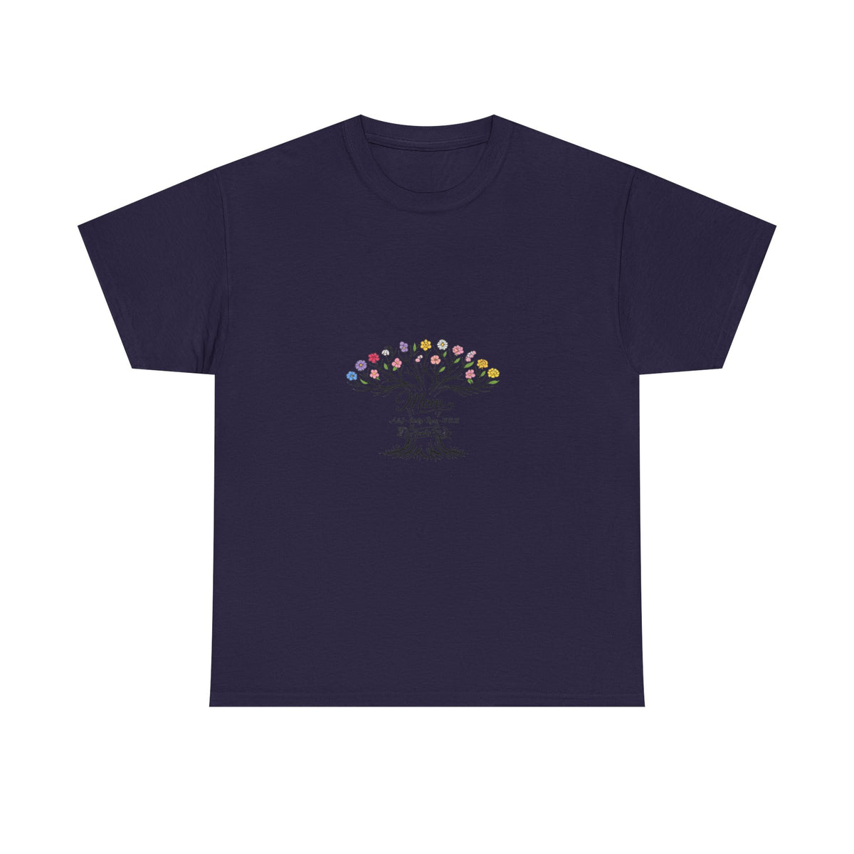 Mother's Day Shirt for Mom – Whimsical Floral Heart Design