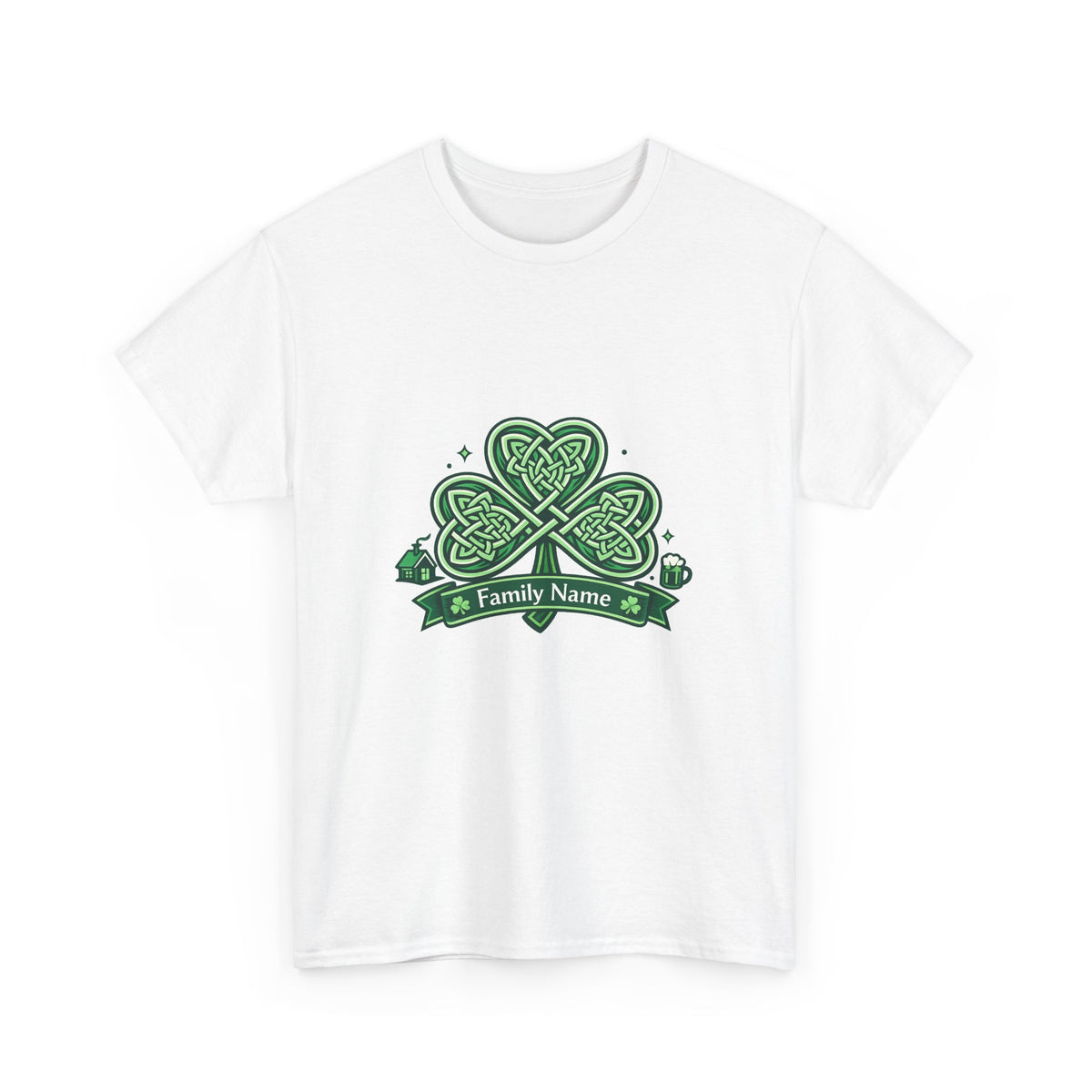 St. Patrick's Day Shirt for Adults – Celtic Luck Design Tee