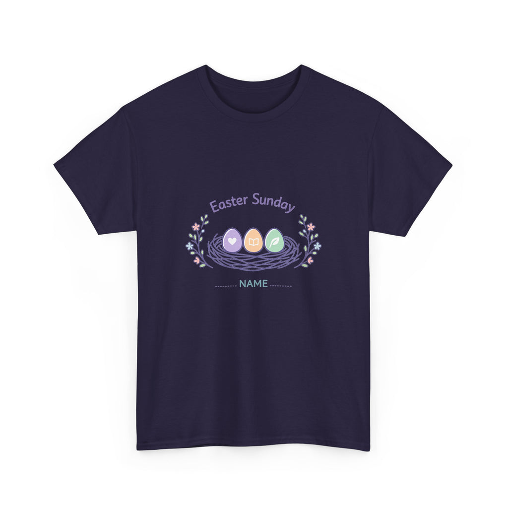 Easter Sunday Shirt for Christians - Floral Art Gift