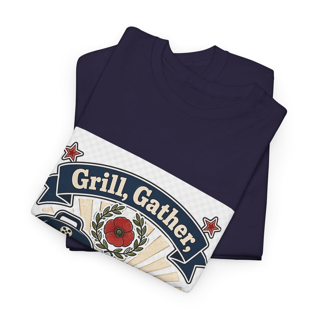 Memorial Day Patriotic American Flag Tee for Veterans