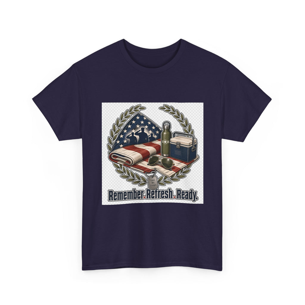 Memorial Day Patriotic Flag Tee for Veterans & Families