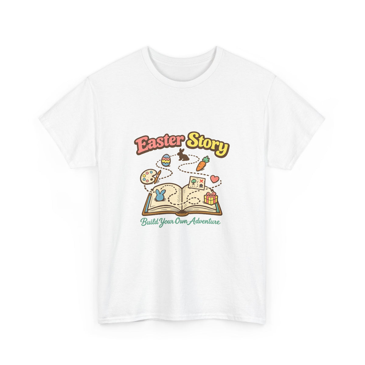 Easter Sunday Shirt for Everyone - Colorful Spring Bunny Design