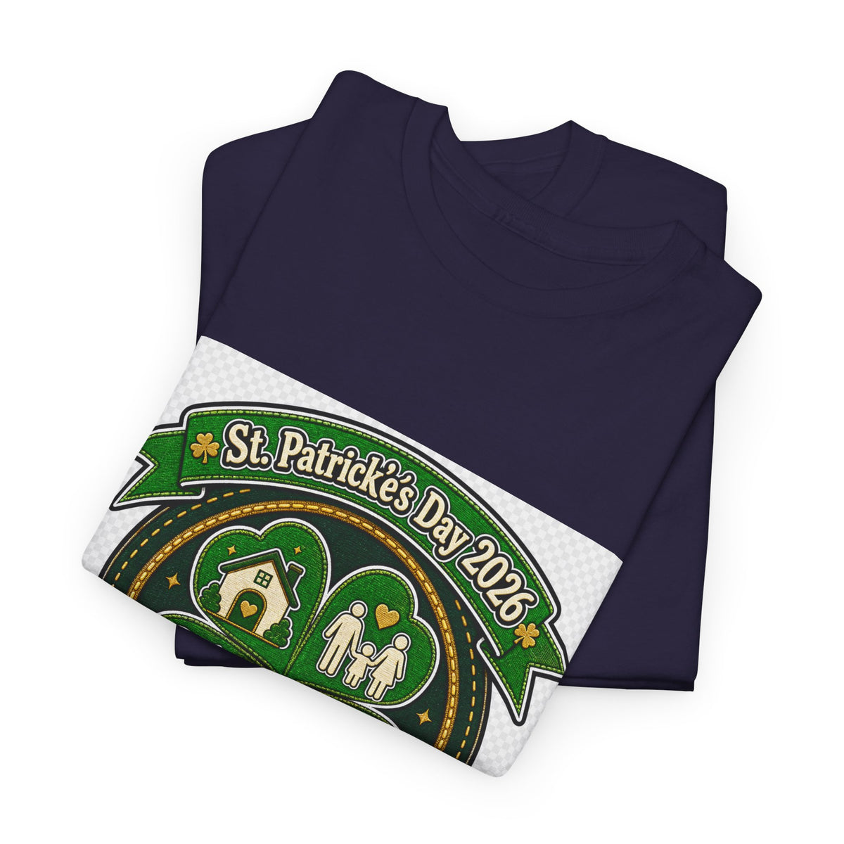 St. Patrick's Day Lucky Clover Shirt — Unisex Green Tee