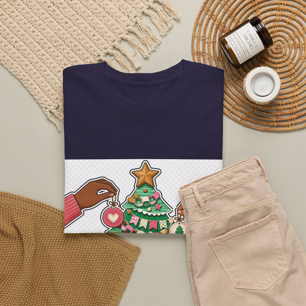 Christmas Day Unisex Graphic Tee — Festive Ornament Design