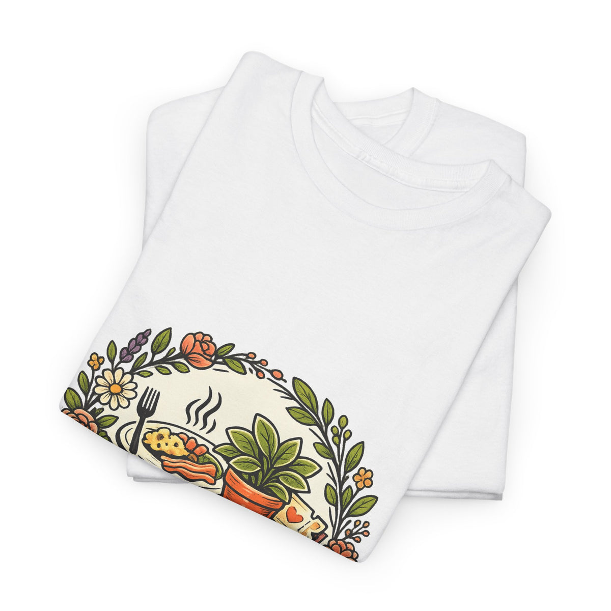 Mother's Day Gift Shirt for Mom — Floral Heart Graphic Tee