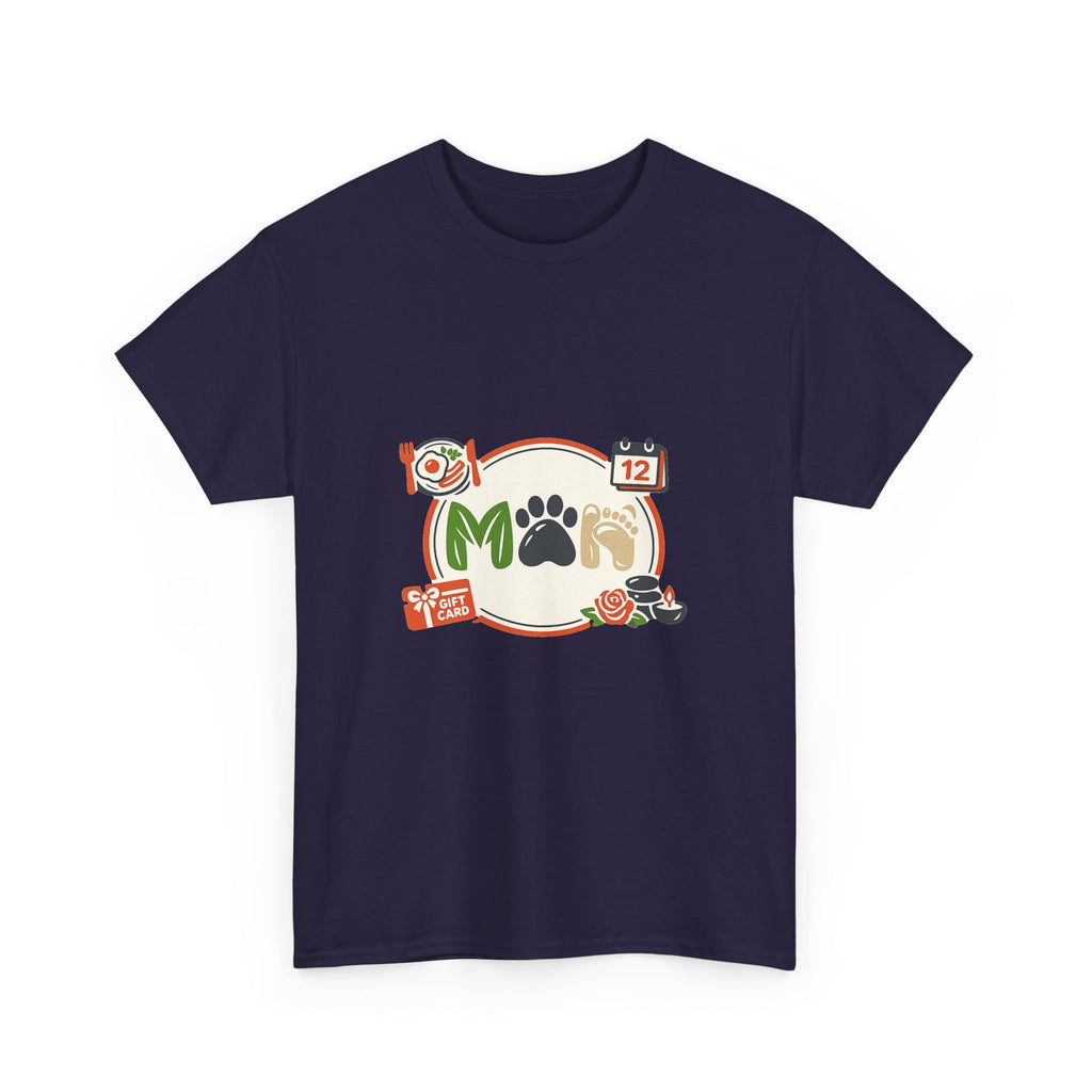 Mother's Day Shirt for Mom - Floral Heart Design Tee