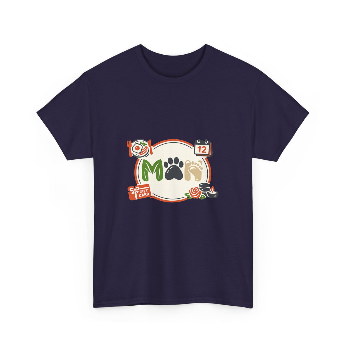 Mother's Day Shirt for Mom - Floral Heart Design Tee