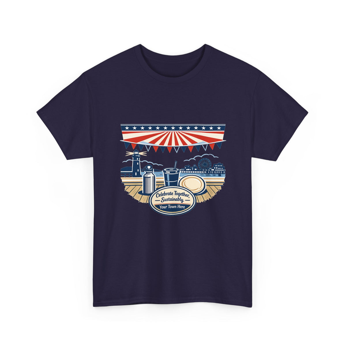 Independence Day Patriotic Fireworks Tee for Americans