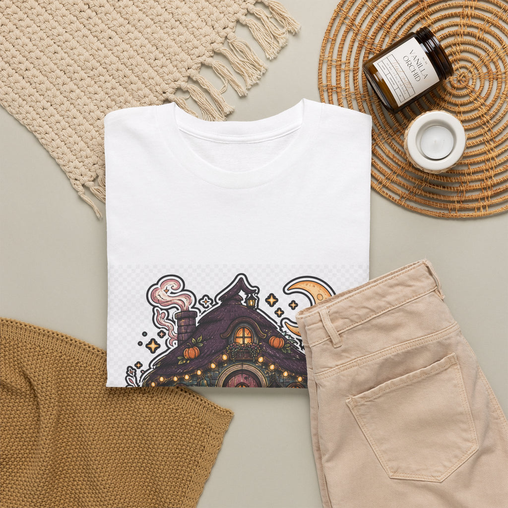 Halloween Retro Witch Cat Shirt — Spooky Gift for Adults