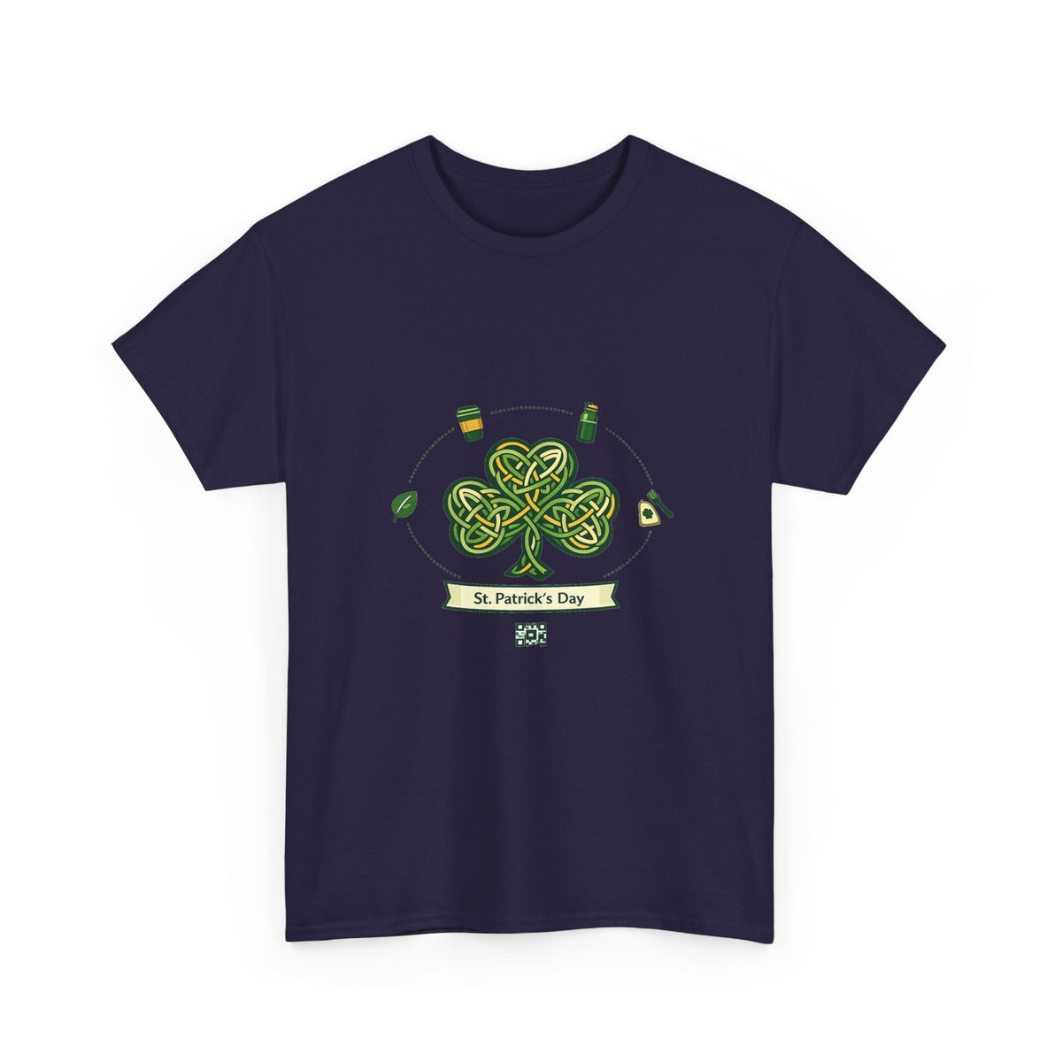 St. Patrick's Day Shirt — Green Shamrock Art for Friends