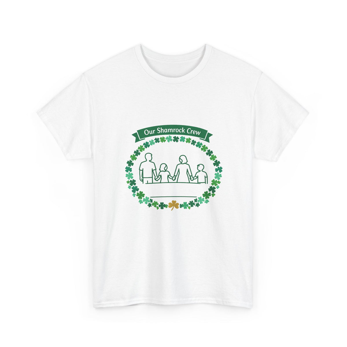 St. Patrick's Day Tee for Friends — Festive Shamrock Design