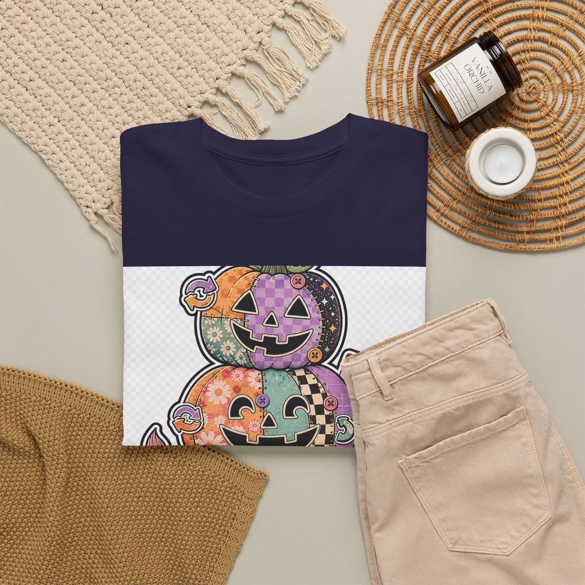 Halloween Spooky Skull Graphic Tee for Adults — Gift Idea