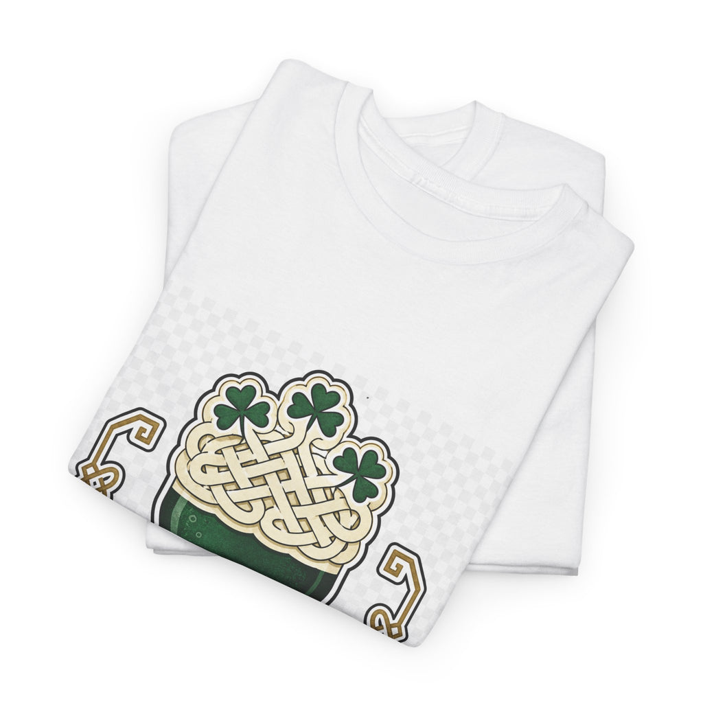 St. Patrick's Day Shirt - Lucky Clover Graphic Tee for Adults