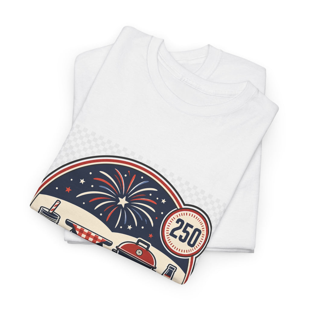 Independence Day Patriotic Tee for Adults - Vintage Flag