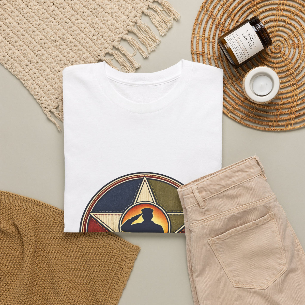 Memorial Day Patriotic Tee for Veterans & Families