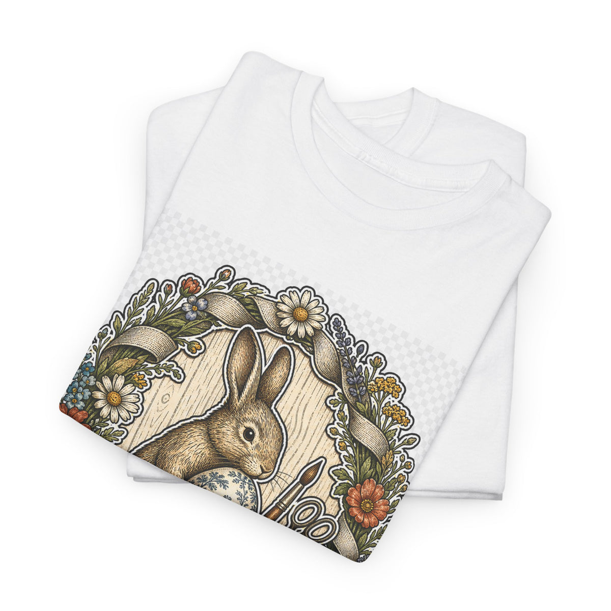 Easter Sunday Pastel Bunny & Egg Graphic Tee — Family