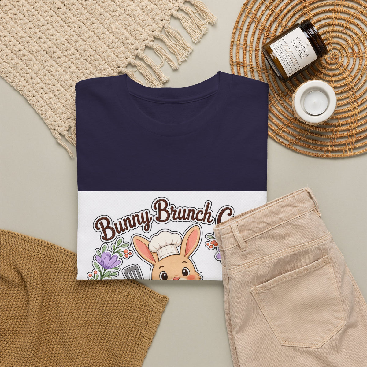 Easter Sunday Bunny Bouquet Shirt for Family Photos