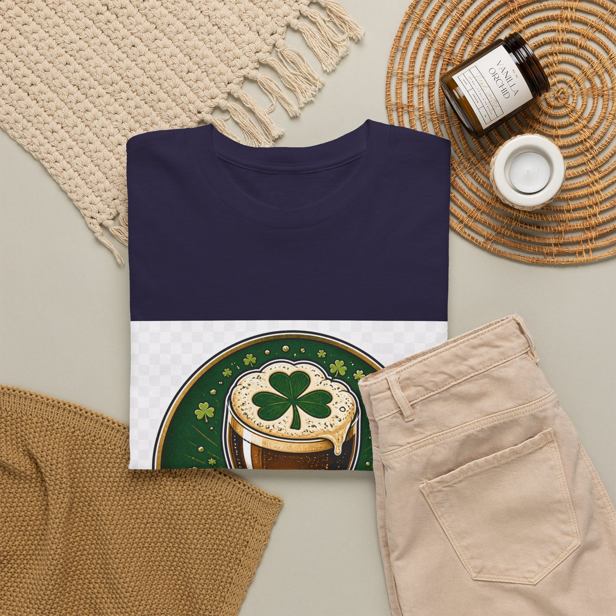St. Patrick's Day Lucky Shamrock Tee for Men & Women
