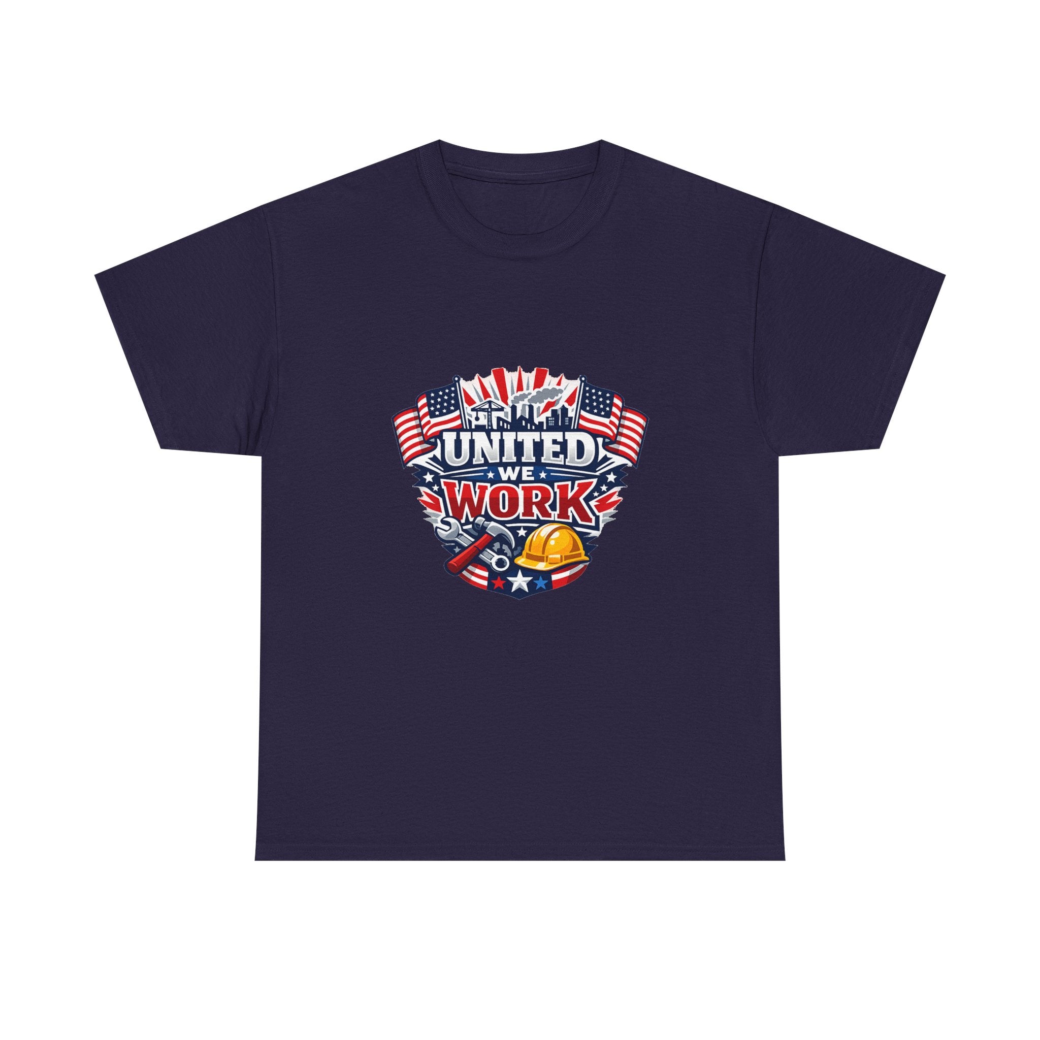 Labor Day Shirt for Workers - Bold Graphic Tee, Patriotic Design