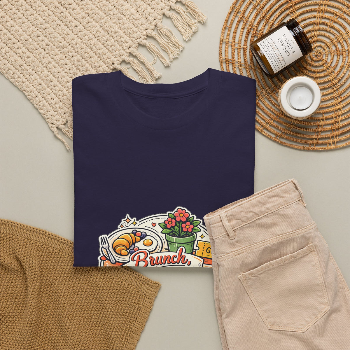 Mother's Day Floral Heart Mom Gift Tee — Soft Cotton