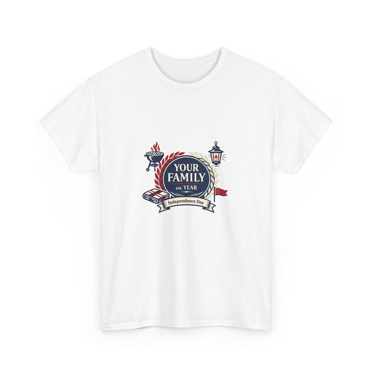 Independence Day T-Shirt for Patriotic Fans - Red White Blue Gift