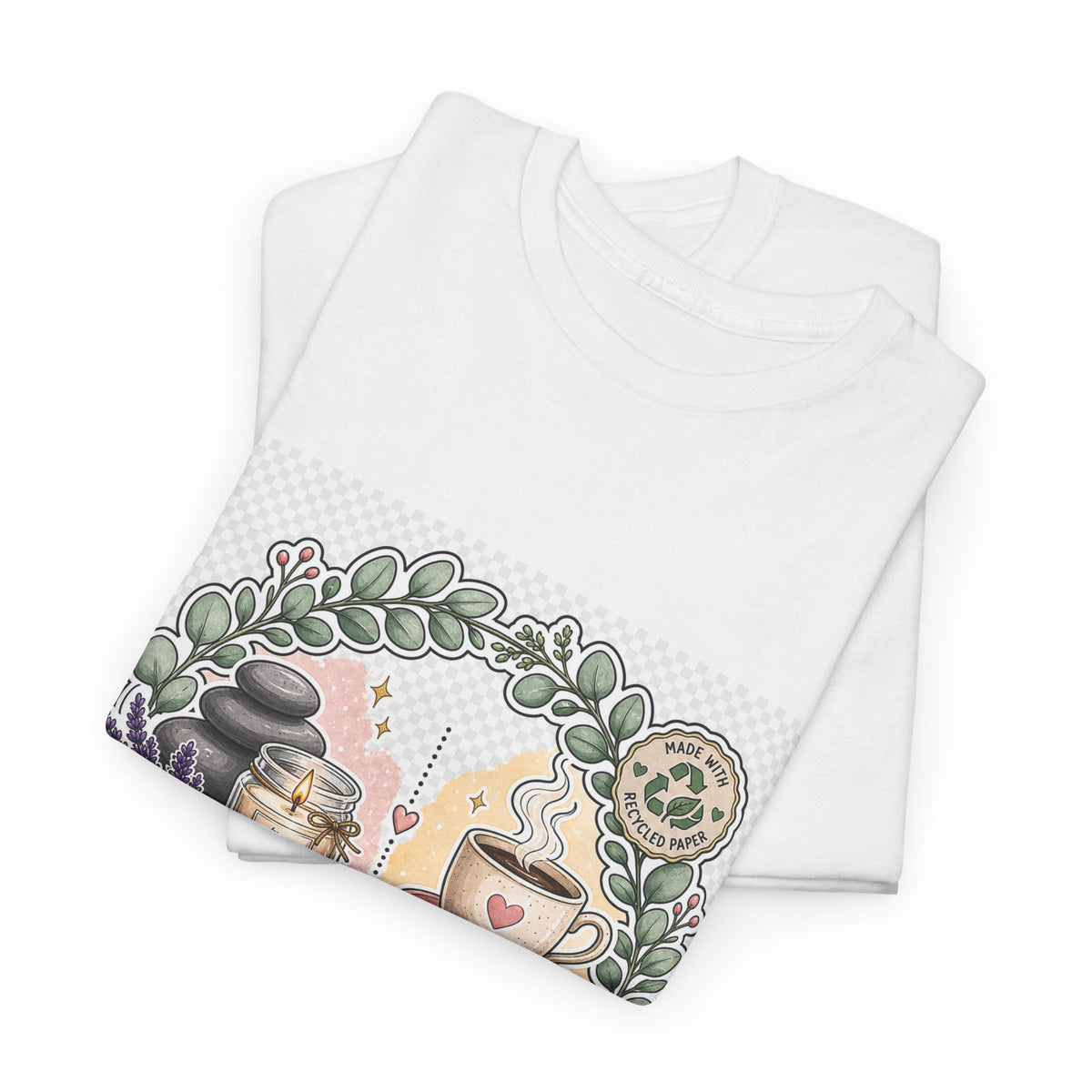Mother's Day Floral Heart Tee for Mom — Gift Shirt