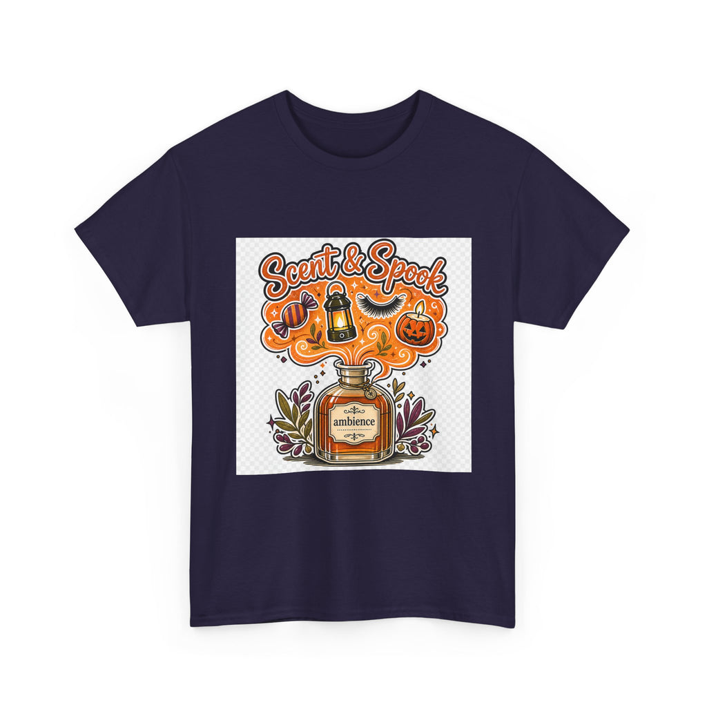 Halloween Shirt for Cat Lovers - Spooky Moon Graphic Tee