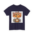 Halloween Shirt for Cat Lovers - Spooky Moon Graphic Tee