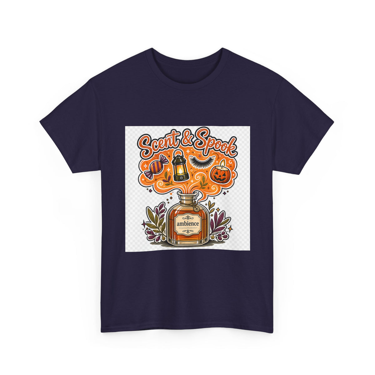 Halloween Shirt for Cat Lovers - Spooky Moon Graphic Tee