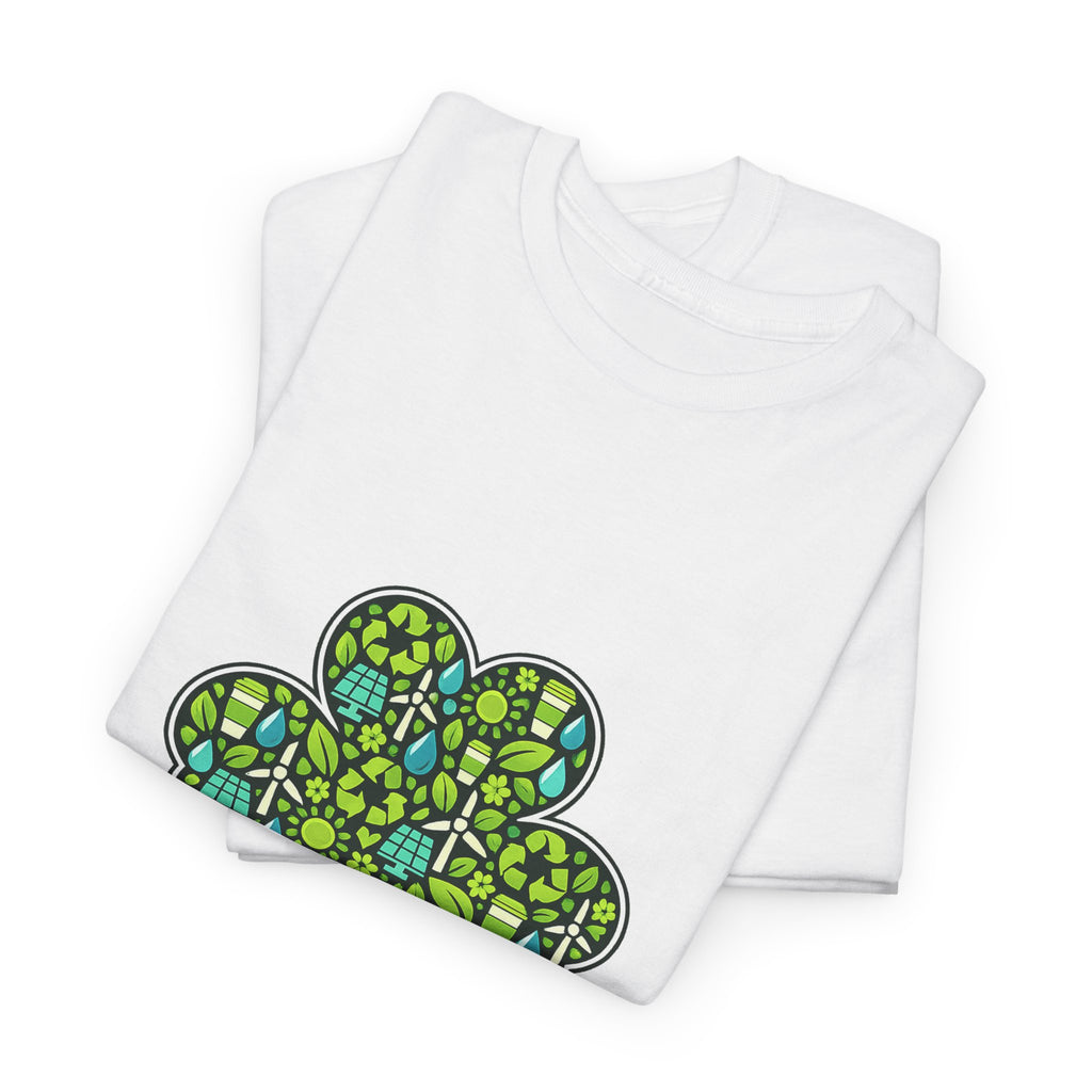 St. Patrick's Day Graphic Tee for Women - Shamrock Galaxy