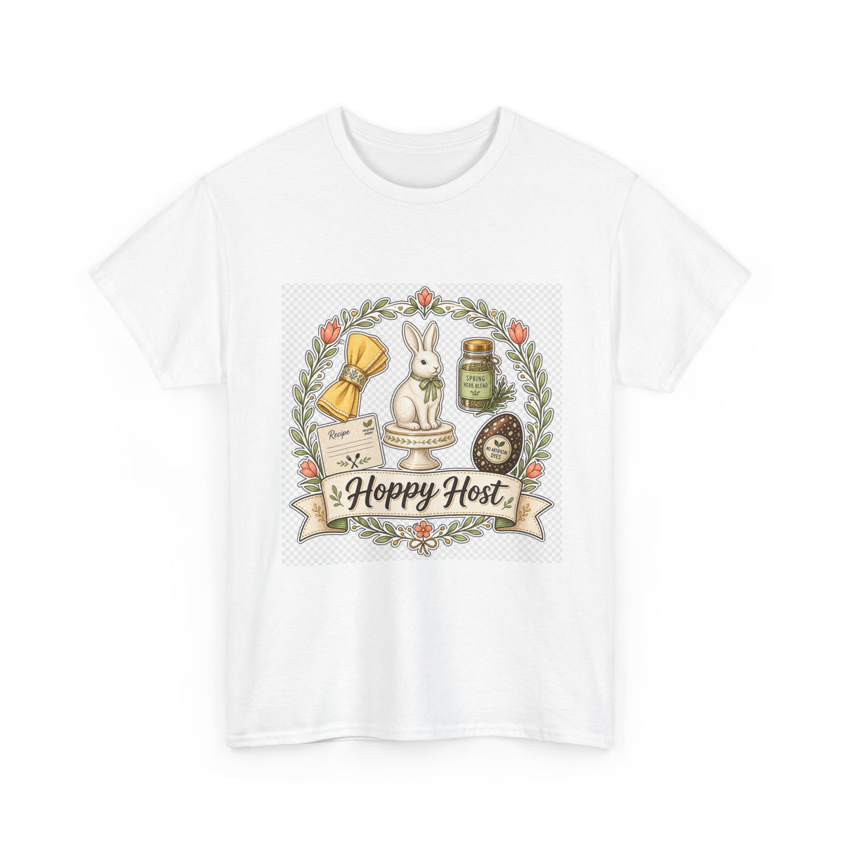 Easter Sunday T-Shirt for Family — Pastel Bunny & Egg Design