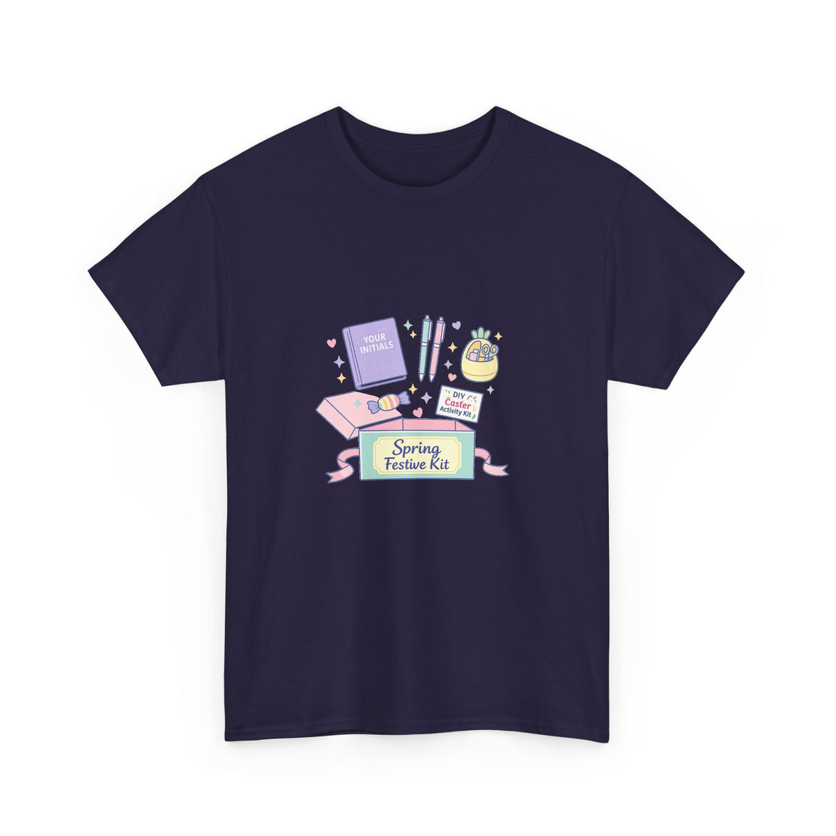 Easter Sunday Shirt for Women - Playful Pastel Egg Bouquet