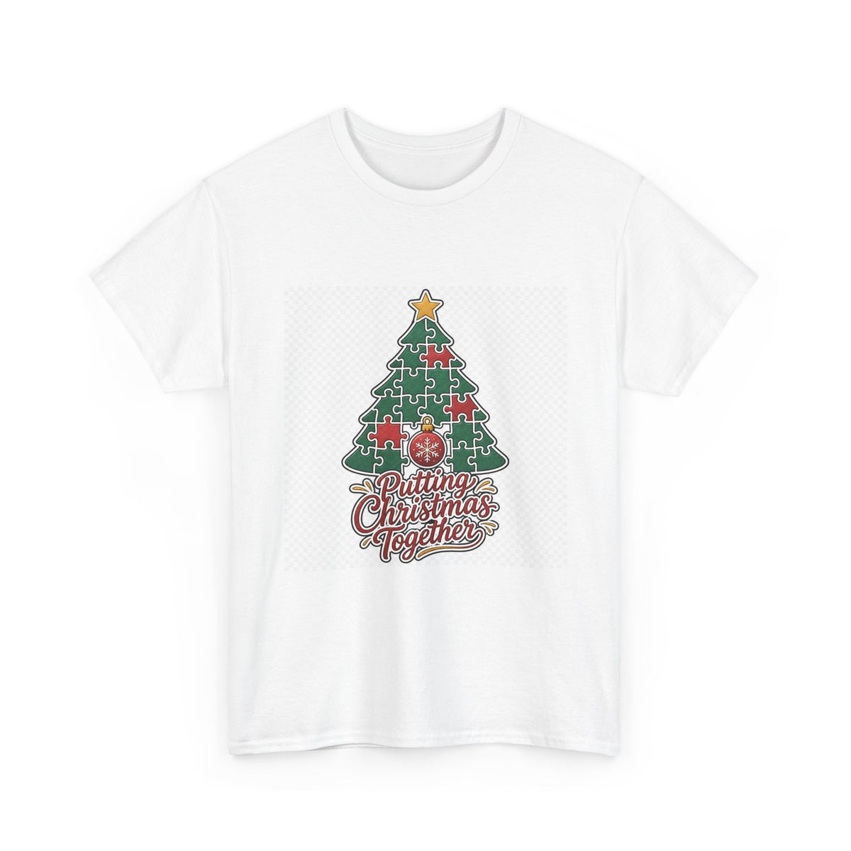 Christmas Day Graphic Tee for Family — Retro Snowman