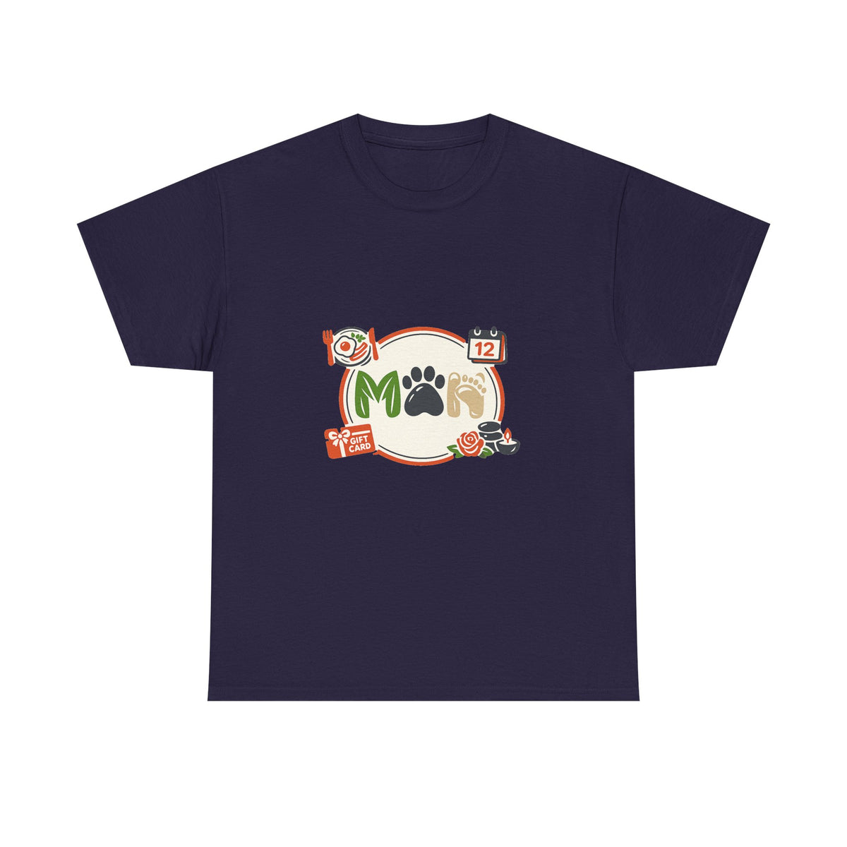 Mother's Day Shirt for Mom - Floral Heart Design Tee